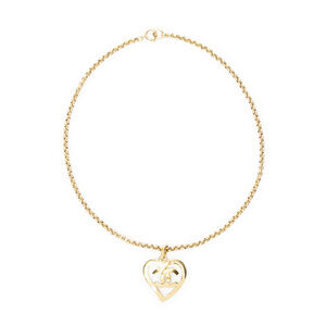Chanel CC Heart Pendant Necklace